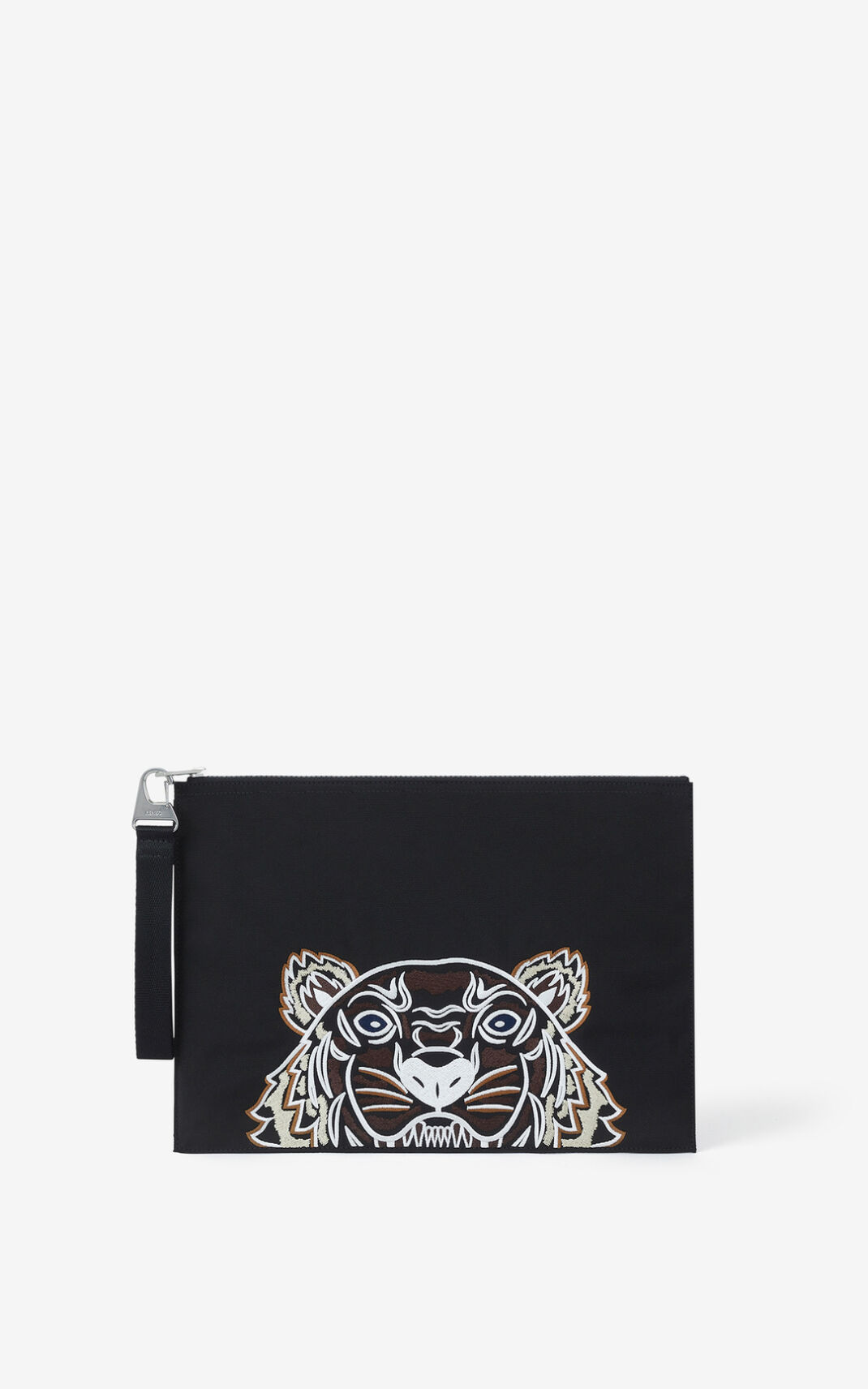 Carteira Kenzo Lona Kampus Tiger Feminino - Pretas | 693KIPBXH